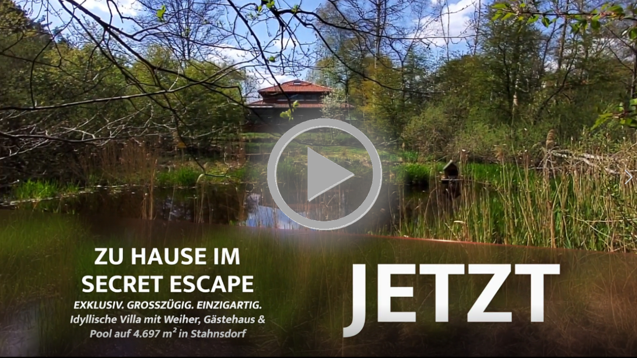 Villa mit Weiher, Gstehaus, Pool auf 4.697m in Stahnsdorf